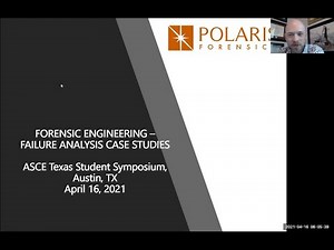 Professional Development Session: Forensic Engineering Failure Analysis Case Studies