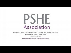 CPD: Preparing for statutory RSE within your secondary PSHE curriculum (Key stages 3 & 4)