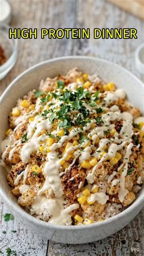 Viral Street Corn Chicken Rice Bowl!One Bowl Chicken Rice Recipe Everyone Loves#trendingrecipe