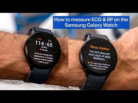 How to check ECG and blood pressure on the Samsung Galaxy Watch