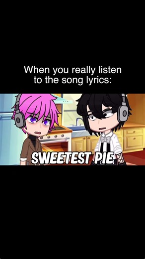 When You Actually Listen To Song Lyrics | Gacha Life #Shorts