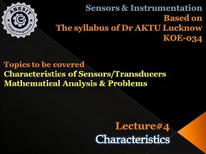 U1L4 Characteristics