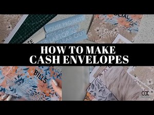 TUTORIAL | HOW TO MAKE CASH STUFFING ENVELOPES AT HOME 😎