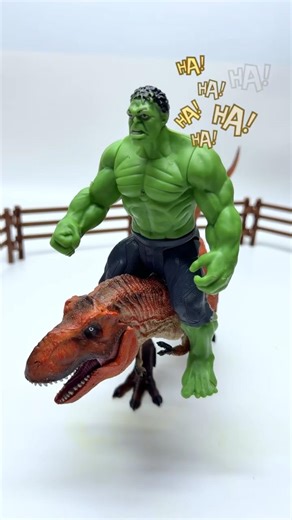 Satisfying Review Unboxing HULK & Dinosaurs fun toy video