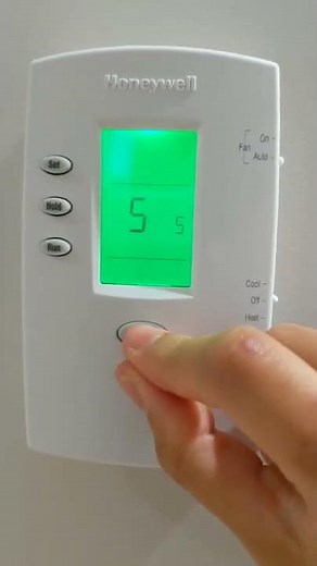 Honeywell thermostat change temperature display F to Celsius