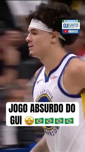 GUI SANTOS 🆚 MAVS 🤩🇧🇷 #nba