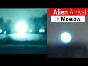 Historic Moment: UFO Lands in Moscow Russia - Caught on Camera