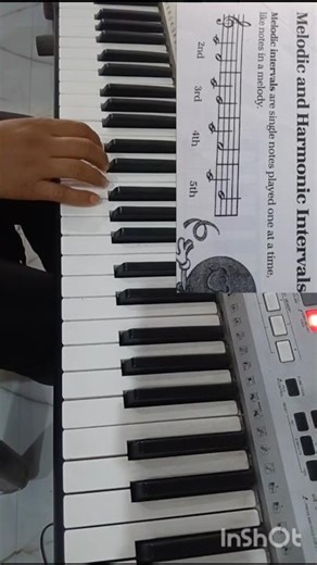Melodic and Harmonic Intervals#pianolesson #tutorial #music