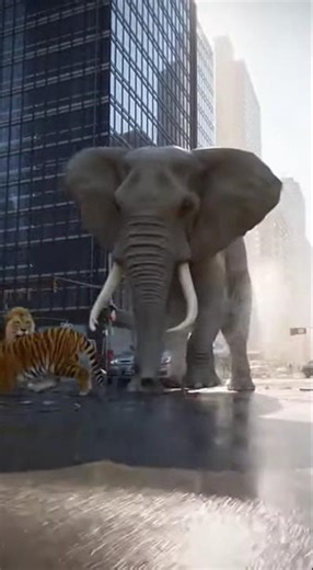 “Can Lions and Tigers Take Down an Elephant? Wild Predator Showdown