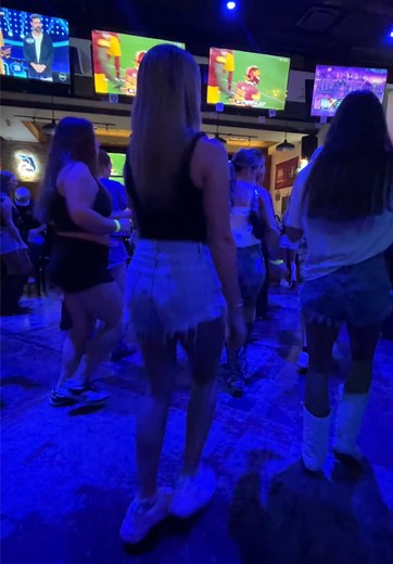 Enjoying Line Dancing Fun at The Library