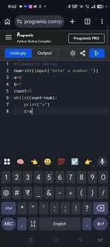 "👉Beginners Dhamake 💥dar😃 program with febonacci series 👍" 💯💯