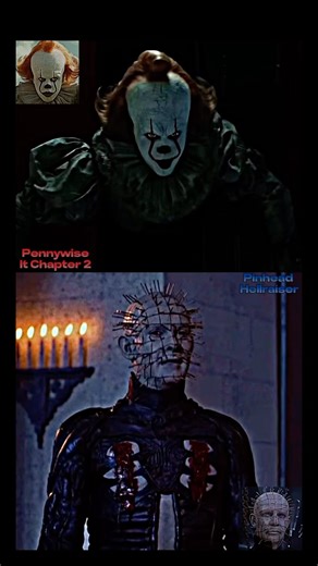 Pennywise(It Chapter 2) Vs Pinhead(Hellraiser) #pennywise #pinhead