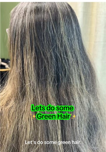 Stunning Green Hair Transformation Revealed!