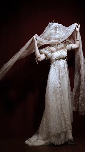 Devil Inspired on Instagram: "🌟👑 Channel regal elegance in this champagne empire waist elegant Lolita maxi dress. Shimmering sequins and rhinestones add opulence, while the golden chain and bead brooch complete the aristocratic look.⚜️⚖️ ✨ Dress — search “MOSES-001” on devilinspired.com — $155.00 ✨ Brooch — search “MOSES-003” — $25.99 🛍️ Complete your aristocratic look with this refined, luxurious ensemble! 💖 Love is in the air! 💖 Enjoy an Extra 12% Off Sitewide with code LOVE12 🎁 Valentin