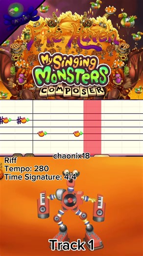 Rare Wubbox on Fire Haven MSM Composer Tutorial #msm #msmcomposer #music #fyp #tutorials