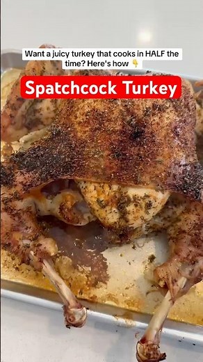 How to Spatchcock a Turkey (Best Way!) #turkey #thanksgivingrecipes