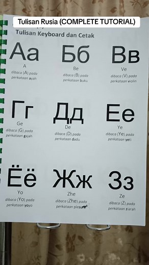 Pelajari Tulisan Rusia: Panduan Lengkap Cyrillic