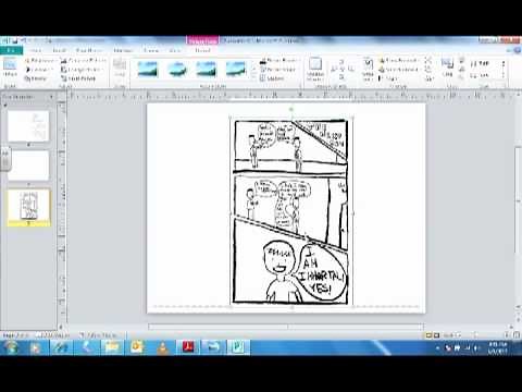 Making Visual Narratives Tutorial: Using Microsoft Publisher to Make a Mini Comic