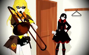 [MMD] [RWBY]四人没吃药合集