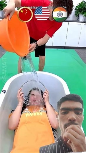 Water Challenge 😱 Kaun apna face bachaa paaya? #shorts #challenge