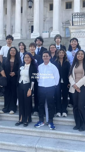 SSS TRiO Students advocating at the Capitol Hill. TRiO Programs matter. #trioworks #ssstrio #college #firstgeneration #washington
