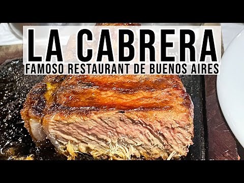 La Cabrera - famous restaurant in Buenos Aires