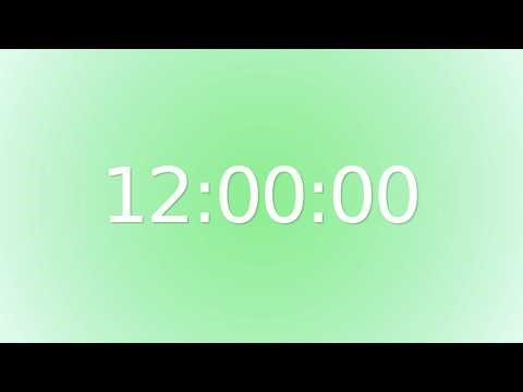 12H Mint Morning Mist Timer | Gradient Countdown 💚 #98FF98 #BDFCC9 #E6FFF0