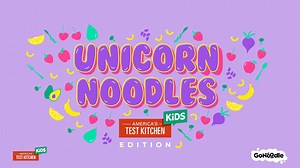 What could possibly be better than noodles?🤔 UNICORN NOODLES! 🦄 Learn how to whip up a batch of magical color-changing noodles with America's Test Kitchen Kids and The Best Tees in this yummy science experiment! https://www.gonoodle.com/videos/DYL5kX/unicorn-noodles-atk-kids-edition | GoNoodle
