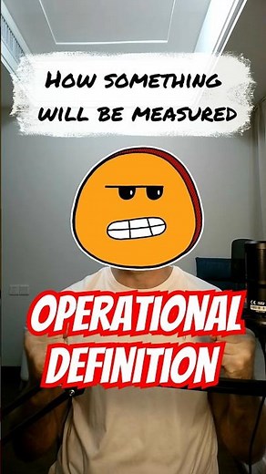 What Is an Operational Definition? #psychology