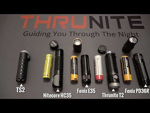 Which one is the best 21700 Battery for you? Comparing ThruNite with Nitecore and Fenix.