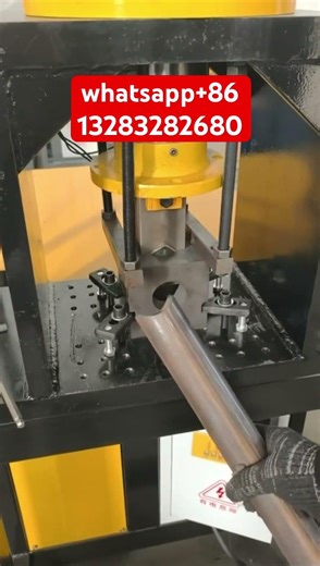 Arc punching machine for circular pipe, made in China #device #engineering #hHardware# Hydraulics