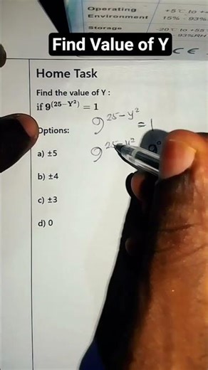 Find Y value in Algebraic Expression #highschoolmath #basicproblems #mathproblem #maths