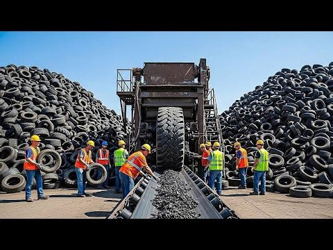 From Waste to Wheels: Inside the Revolutionary Modern Tire Manufacturing (Full Process)