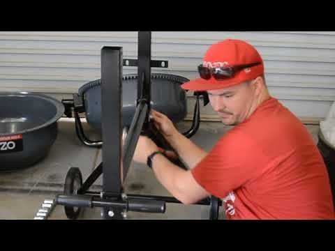 Ozito Cement Mixer Setup and Test