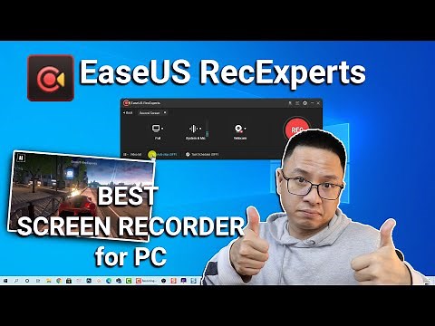 Best Screen Recorder For PC/Laptop - EaseUS RecExperts Tutorial For Beginners