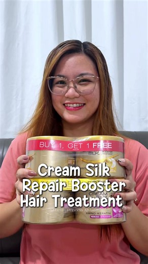 POV: Your hair deserves this kind of treatment 💖✨ Cream Silk Repair Booster Hair Treatment #mamp_ #creamsilk #creamsilktreatment #creamsilkrepairboostertreatment #haircare