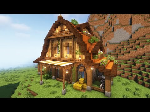 Minecraft | How to build Medieval Barn House | Tutorial