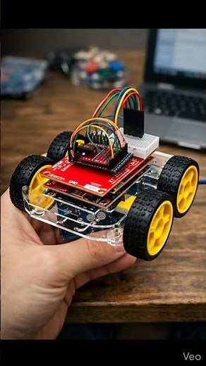 Building a Smart Robot Car From Scratch #esp32 #robotics #diy