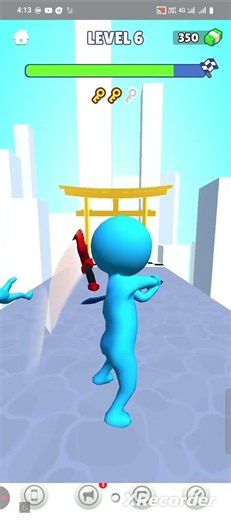 Sword Flying 3D Game Gameplay | Ninja Slice Action Mobile Game ⚔️