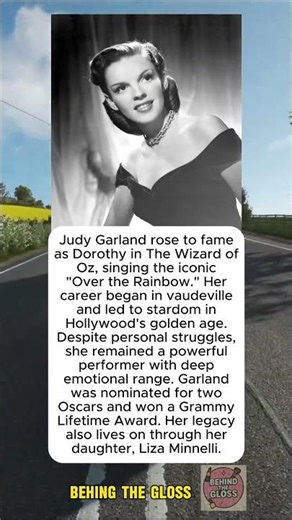 Judy Garland's legacy lives on through music, film, and her daughter #judygarland #facts