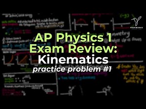 AP Physics 1 Exam Kinematics Practice Problem #1
