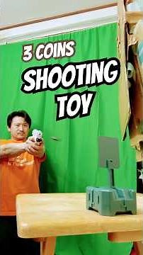 スリコのターゲット付きシューティングトイはなかなかやるッ！【The target shooting toy from 3COINS is pretty good!】#shorts