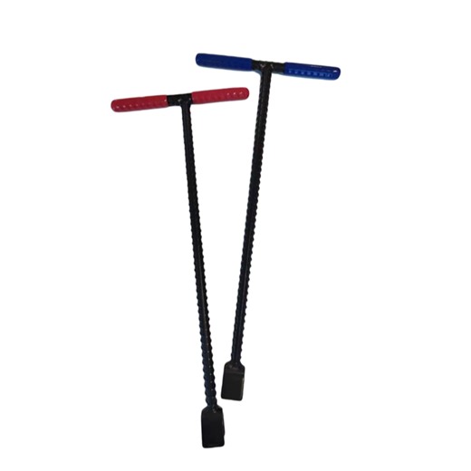 Water Meter Key 17 Inch Enforced Steel T-Handle With 4-way Multi-Functional Universal Cross Key Water Meter Stopcock Key