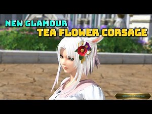 FFXIV: Tea Flower Corsage - New Glamour 7.4