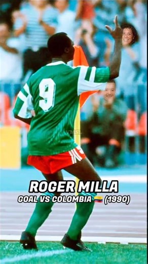 ROGER MILLA 🇨🇲 – GOAL VS COLOMBIA 🇨🇴 (1990)