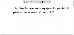 SOLVED:Electric motors convert electric energy to mechanical work at a much higher efficiency than gasoline engines can convert heat to work. Why might it not make sense, then, to run all of our vehicles on electric power? Where does the electric power originate? Explain.