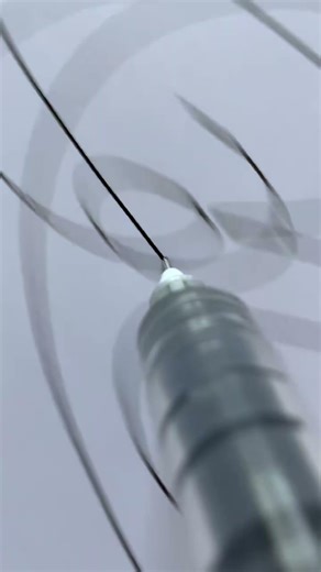 The Visual Poetry of Ink: Mastering Fountain Pen Art ✒️🖤 #Shorts #FYP