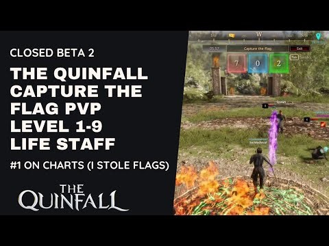 TOPPING THE BOARDS AS A HEALER - The Quinfall PVP ~ Capture The Flag 1-9