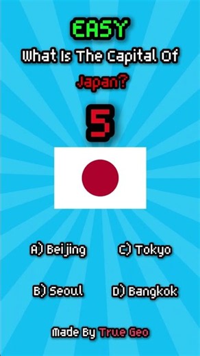 What is the Capital of Japan? 👀