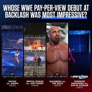 281K views · 2.5K reactions | Whose WWE pay-per-view debut at #WWEBacklash was most impressive? Leave your favorite down below! | WWE | Facebook